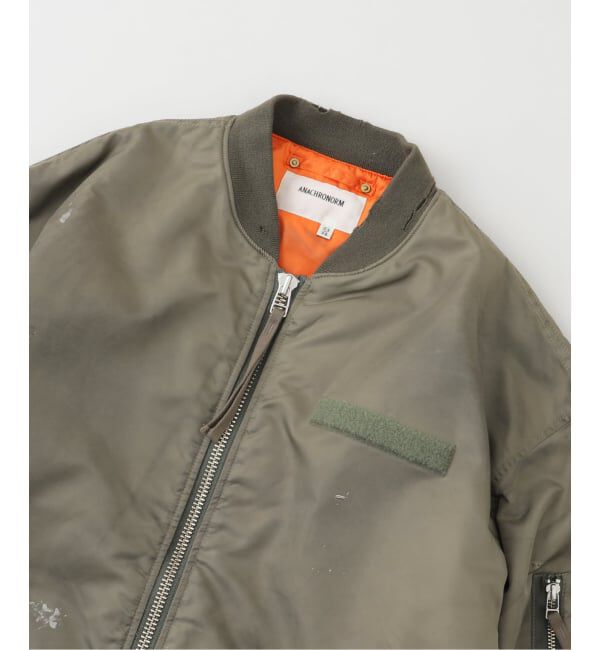 JOURNAL STANDARD「ANACHRONORM / アナクロノーム DIRTY NYLON MA-1」|ブルゾン・スタジャン|