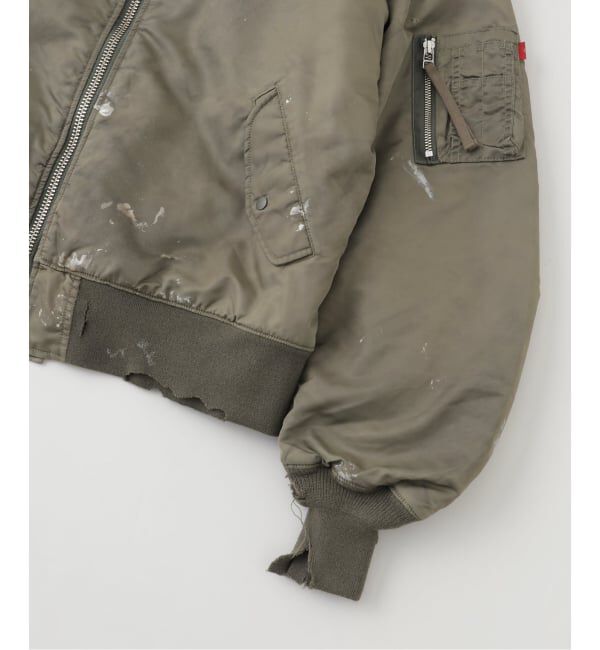 JOURNAL STANDARD「ANACHRONORM / アナクロノーム DIRTY NYLON MA-1」|ブルゾン・スタジャン|