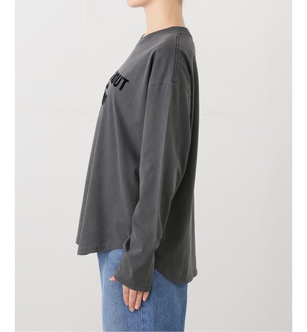 JOURNAL STANDARD「ピグメントフロッキーロゴロンT」|Tシャツ・カットソー|