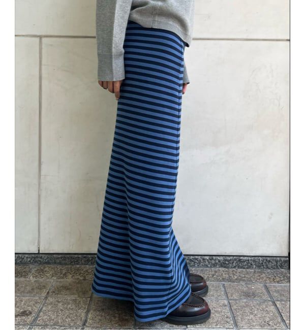 Oriens JOURNAL STANDARD「《予約追加3》ボーダープリントスカート」|スカート|