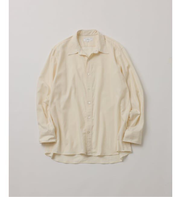 JOURNAL STANDARD「《予約》【FOLL / フォル】cotton wool cashmere light shirt」|シャツ・ブラウス|ホワイト