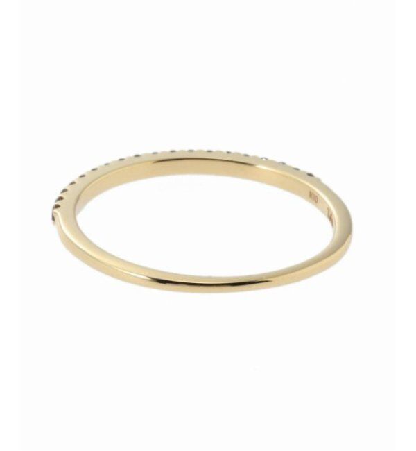 Lilas by Spick&Span「ハーフエタニティーブラックダイヤリングK10」|リング|