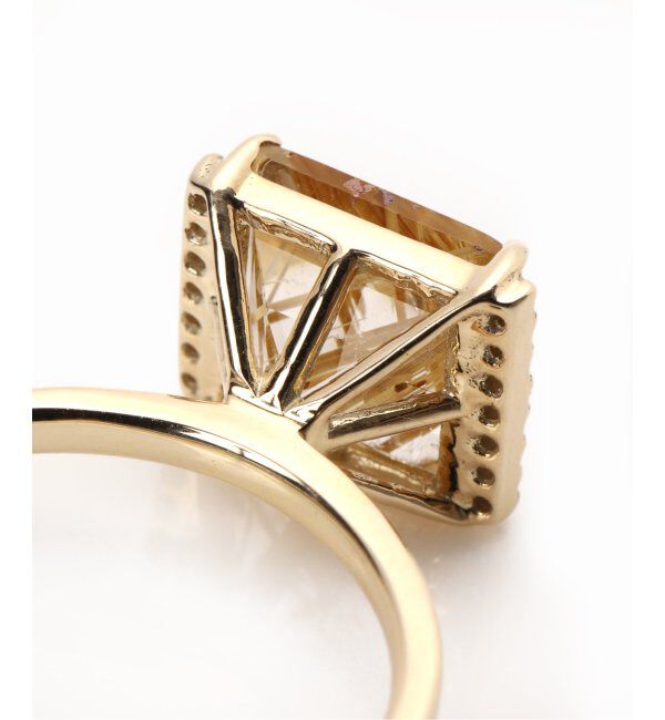 Lilas by Spick&Span「ルチルクォーツバフトップカットダイヤリング K10」|リング|