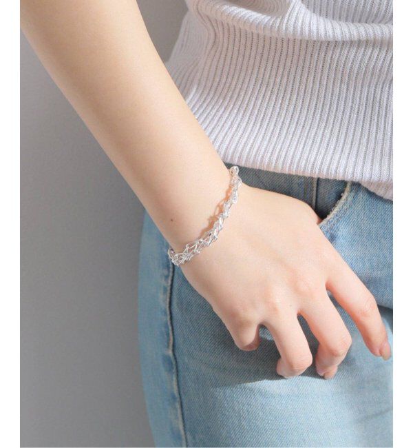 FRAMeWORK「PREEK/プリーク braid chain bracelet」|ブレスレット・バングル|シルバー