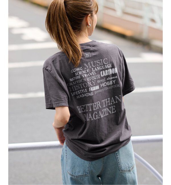 FRAMeWORK「BETTER THAN GOOD/ベターザングッド BTG GOOD BOOKS Tシャツ」|Tシャツ・カットソー|