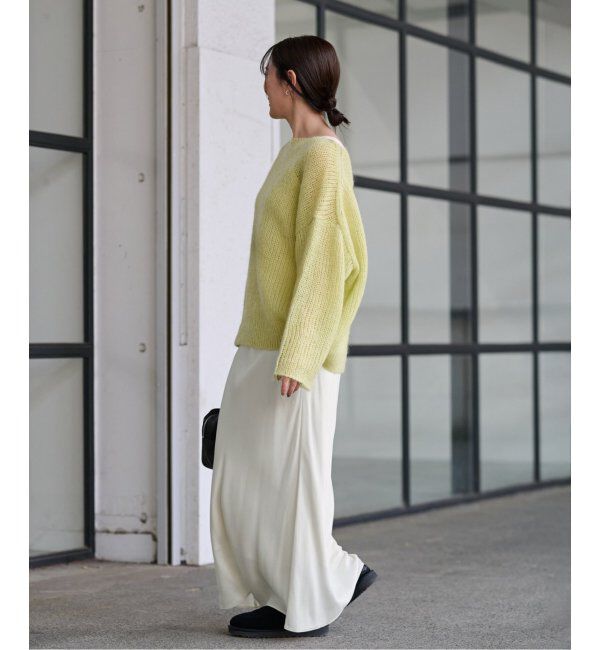 FRAMeWORK「≪追加≫キュプラバイアスサテンロングスカート」|スカート|