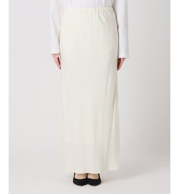FRAMeWORK「≪追加≫キュプラバイアスサテンロングスカート」|スカート|