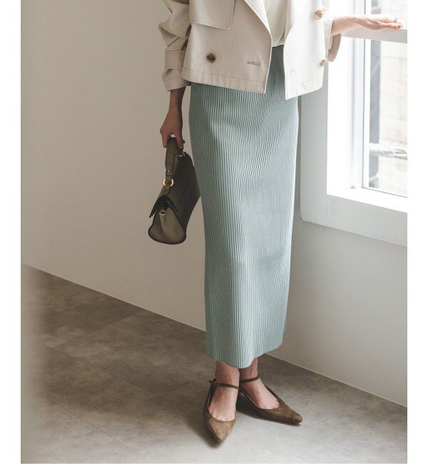 NOBLE「《追加》トタンテレコタイトスカート 16」|スカート|グリーン B