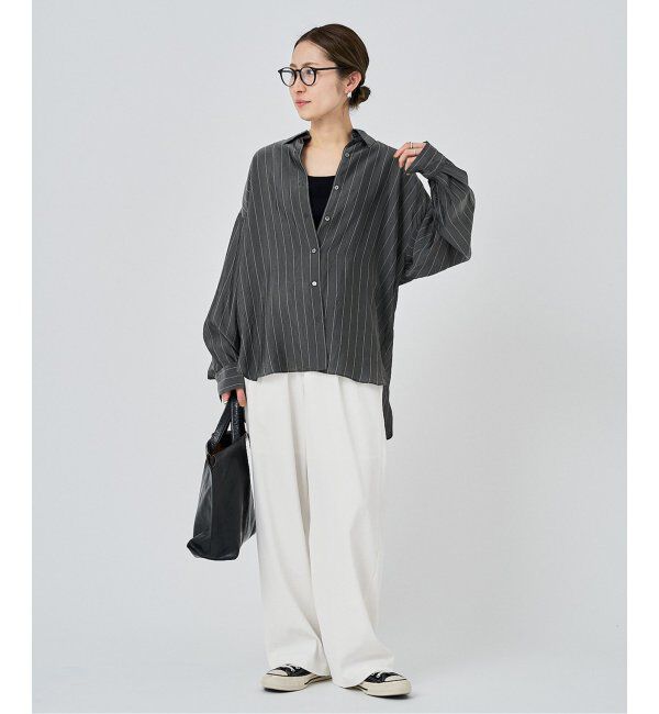 FRAMeWORK「≪手洗い可能≫ポリエステルツイルリラックスパンツ」|その他|