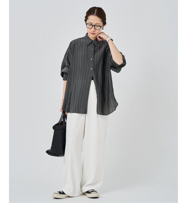 FRAMeWORK「≪手洗い可能≫ポリエステルツイルリラックスパンツ」|その他|