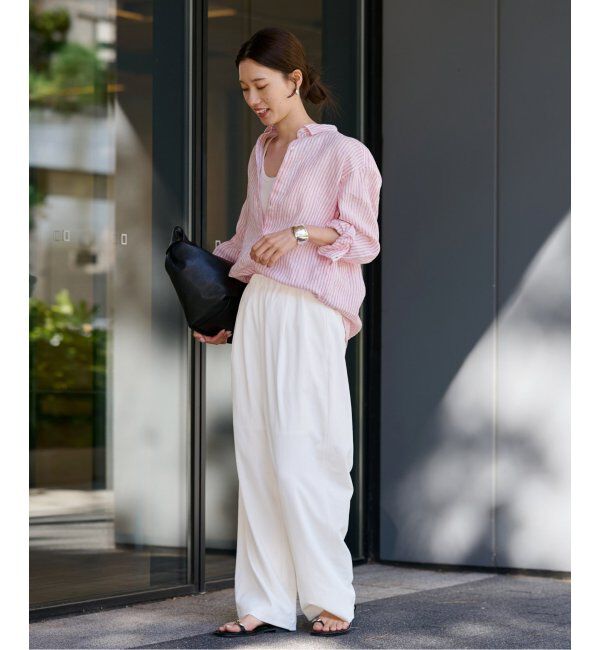 FRAMeWORK「≪手洗い可能≫ポリエステルツイルリラックスパンツ」|その他|