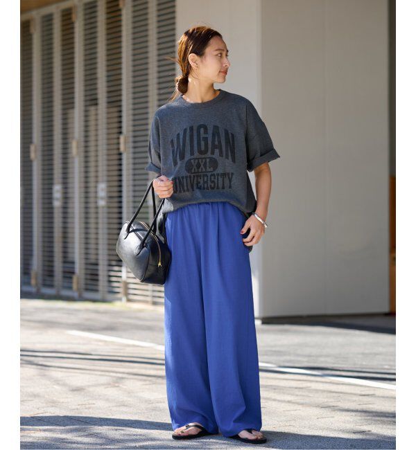 FRAMeWORK「≪手洗い可能≫ポリエステルツイルリラックスパンツ」|その他|