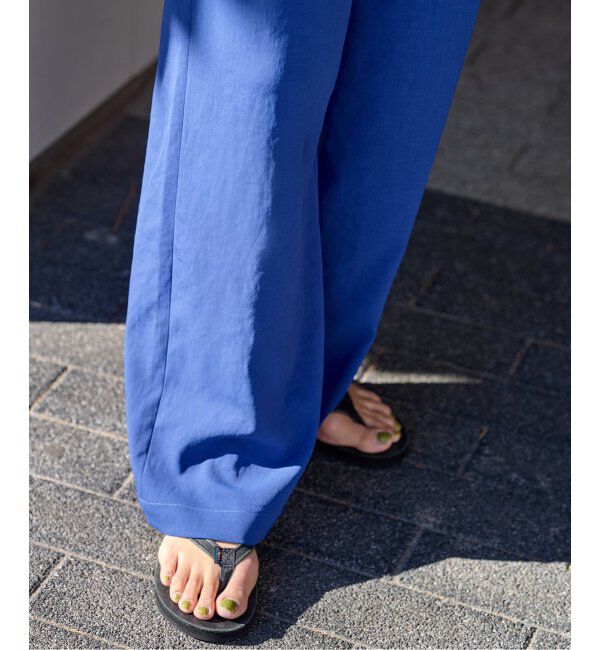 FRAMeWORK「≪手洗い可能≫ポリエステルツイルリラックスパンツ」|その他|