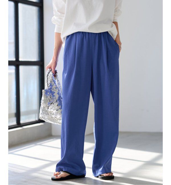 FRAMeWORK「≪手洗い可能≫ポリエステルツイルリラックスパンツ」|その他|