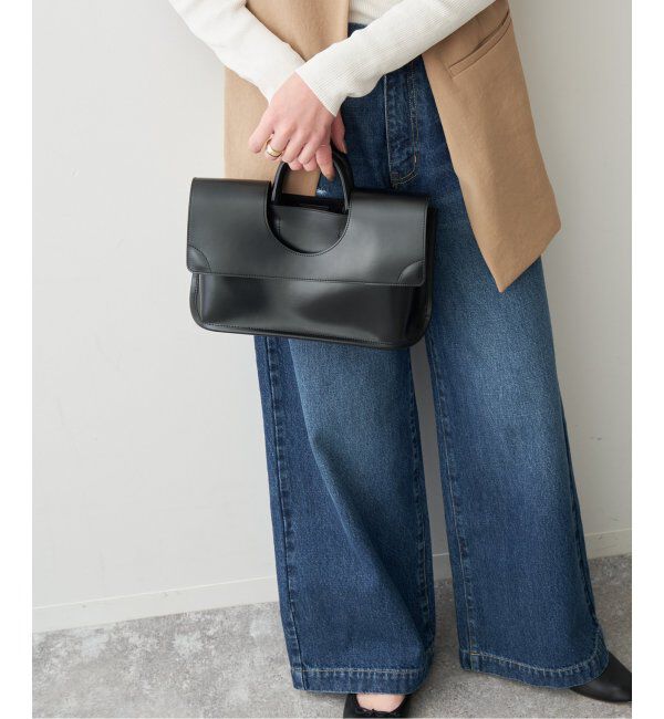 Spick and Span「PIENI / ピエニ AORI M」|ハンドバッグ|ブラック