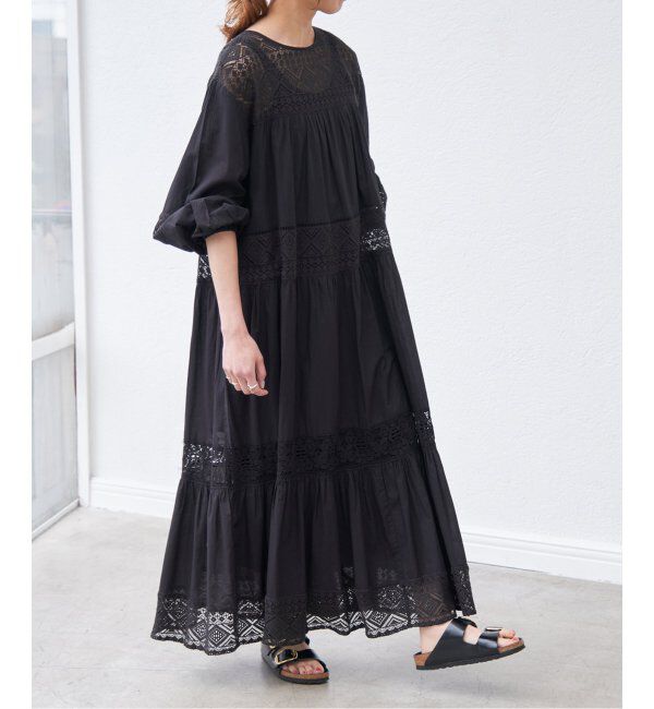 Spick and Span「《追加》HYUレースギャザーワンピース」|ワンピース|