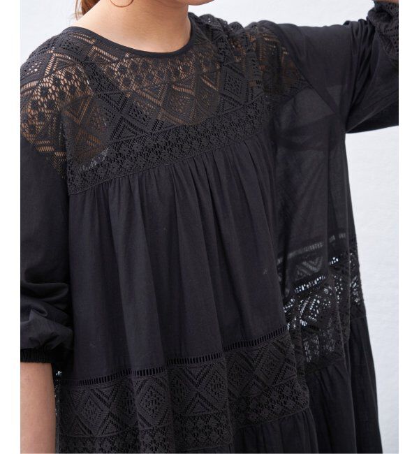 Spick and Span「《追加》HYUレースギャザーワンピース」|ワンピース|