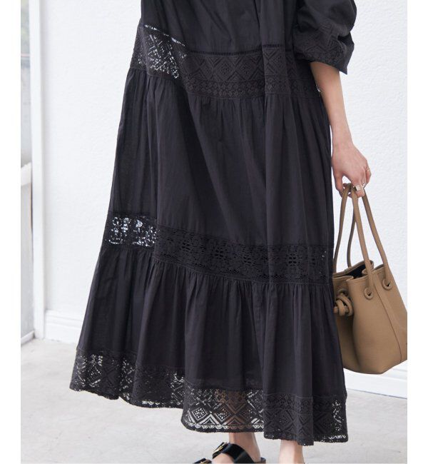 Spick and Span「《追加》HYUレースギャザーワンピース」|ワンピース|