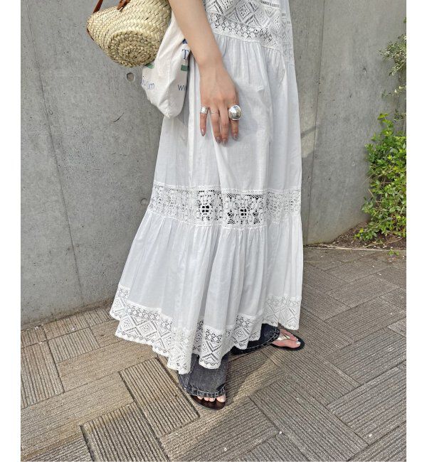 Spick and Span「《追加》HYUレースギャザーワンピース」|ワンピース|