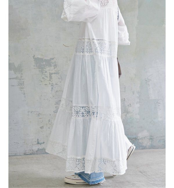 Spick and Span「《追加》HYUレースギャザーワンピース」|ワンピース|