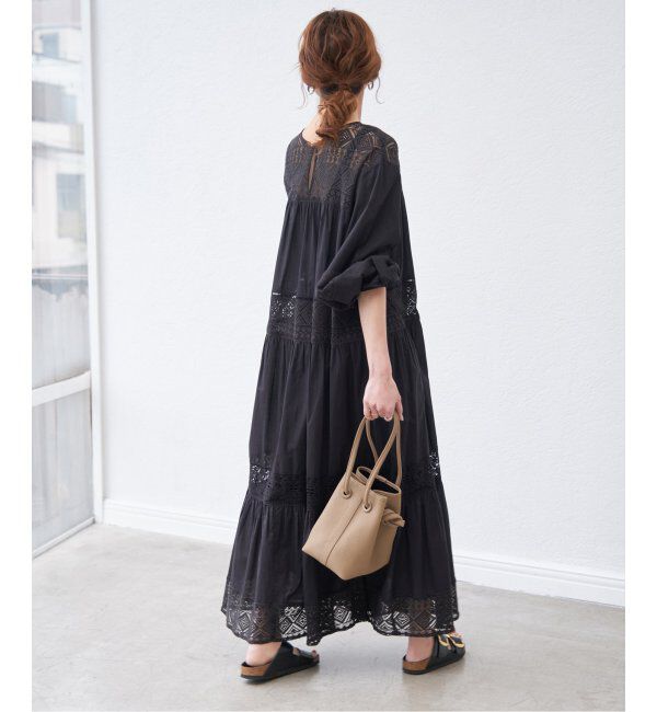 Spick and Span「《追加》HYUレースギャザーワンピース」|ワンピース|