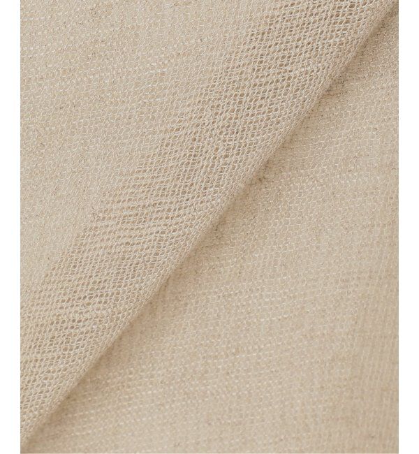 Spick and Span「《手洗い可 / 追加》メッシュリネンルーズプルオーバー」|シャツ・ブラウス|