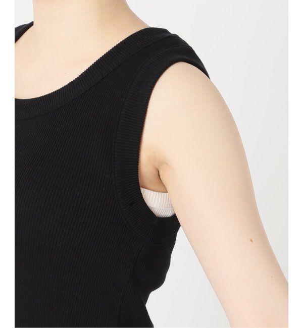 Spick and Span「《追加》18G リブニットタンク」|タンクトップ|