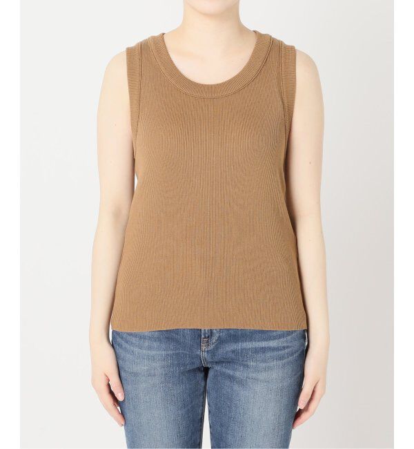 Spick and Span「《追加》18G リブニットタンク」|タンクトップ|