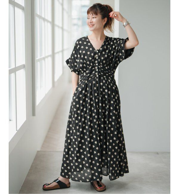 Spick and Span「ne Quittez pas / ヌキテパ WAIST GATHER DRESS」|ワンピース|