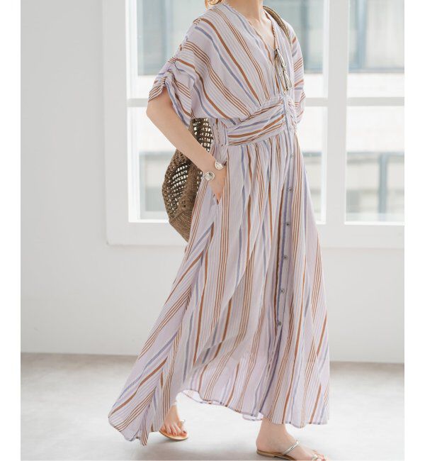 Spick and Span「ne Quittez pas / ヌキテパ WAIST GATHER DRESS」|ワンピース|