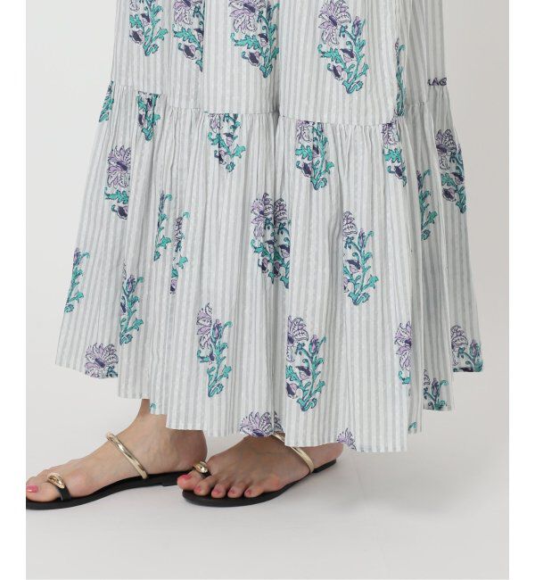 Spick and Span「ne Quittez pas / ヌキテパ COTTON JACQUARD LILY PRIN」|ワンピース|