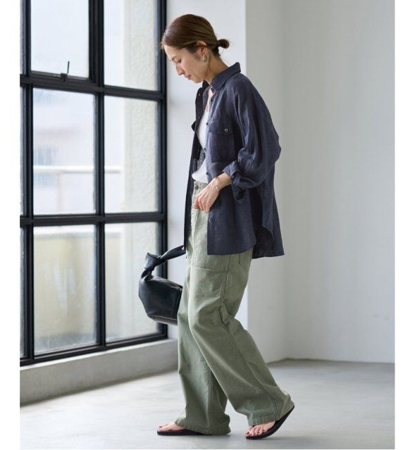 FRAMeWORK「≪追加≫バックサテンベイカーパンツ2」|カーゴ|