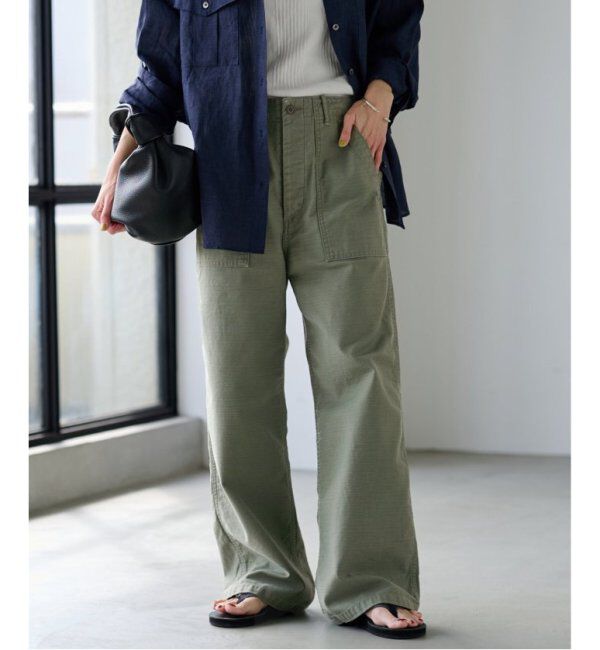 FRAMeWORK「≪追加≫バックサテンベイカーパンツ2」|カーゴ|