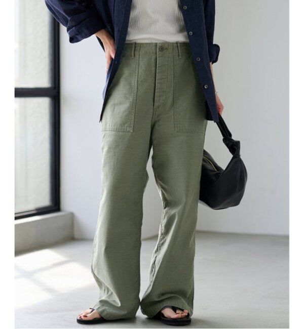 FRAMeWORK「≪追加≫バックサテンベイカーパンツ2」|カーゴ|