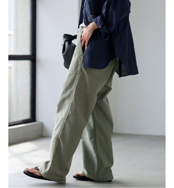 FRAMeWORK「≪追加≫バックサテンベイカーパンツ2」|カーゴ|