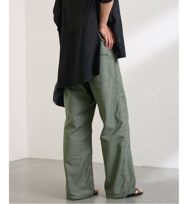 FRAMeWORK「≪追加≫バックサテンベイカーパンツ2」|カーゴ|