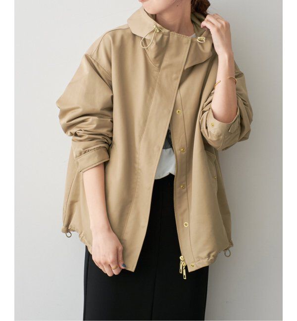 Spick and Span「《WEB限定 / 追加》撥水マウンテンパーカー」|ブルゾン・スタジャン|ベージュ