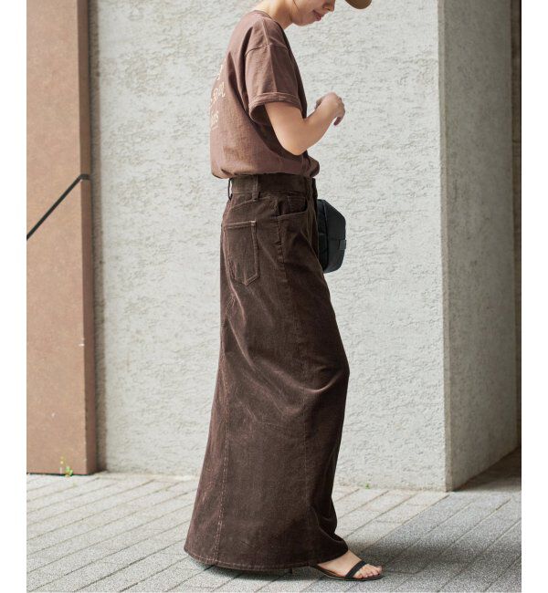 Spick and Span「ストレッチコーデュロイスカート」|スカート|