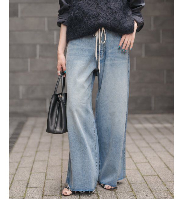 Spick and Span「5 1/2 SOFT DRAWSTRINGDENIM」|デニム|
