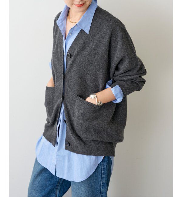 Spick and Span「《追加》ダブルジャガードカーディガン」|カーディガン|