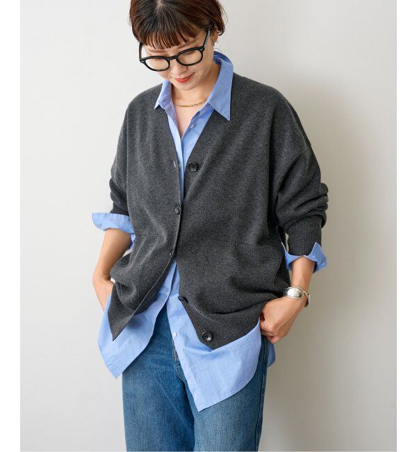 Spick and Span「《追加》ダブルジャガードカーディガン」|カーディガン|