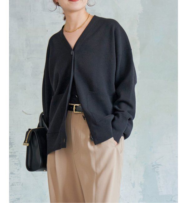 Spick and Span「《追加》ダブルジャガードカーディガン」|カーディガン|