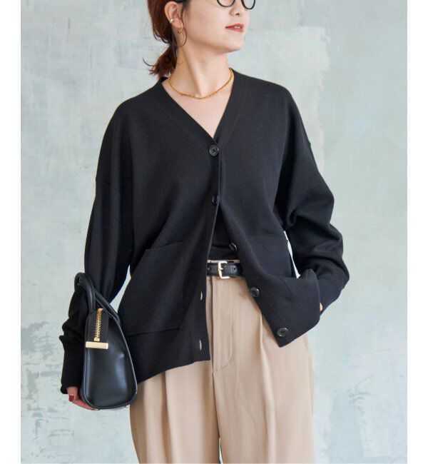 Spick and Span「《追加》ダブルジャガードカーディガン」|カーディガン|