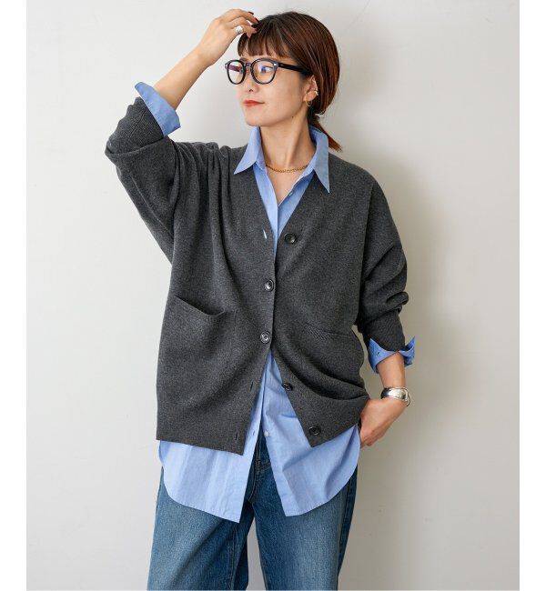 Spick and Span「《追加》ダブルジャガードカーディガン」|カーディガン|