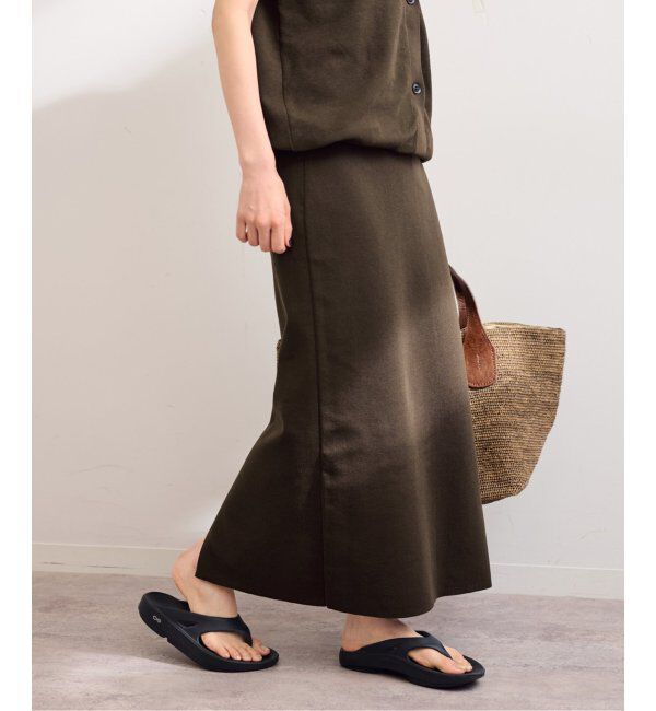 FRAMeWORK「フルニードルニットミディスカート」|スカート|