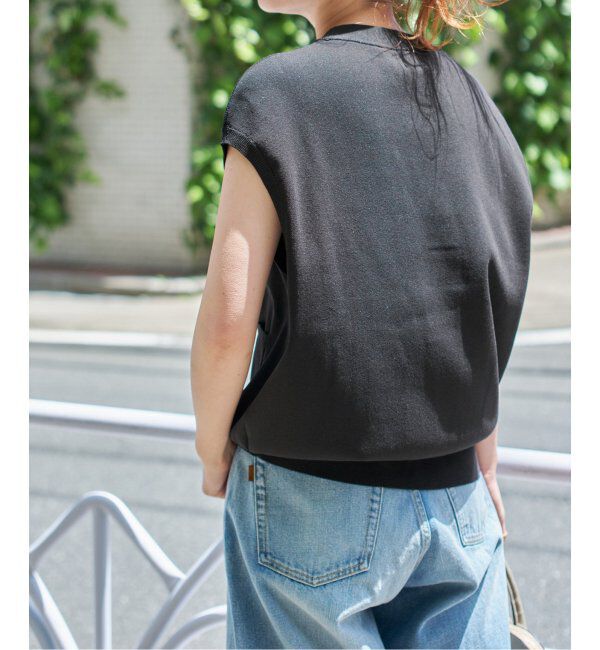 Spick and Span「《WEB限定 / 追加2》ウォッシャブルVネックニットベスト」|ベスト・ジレ|
