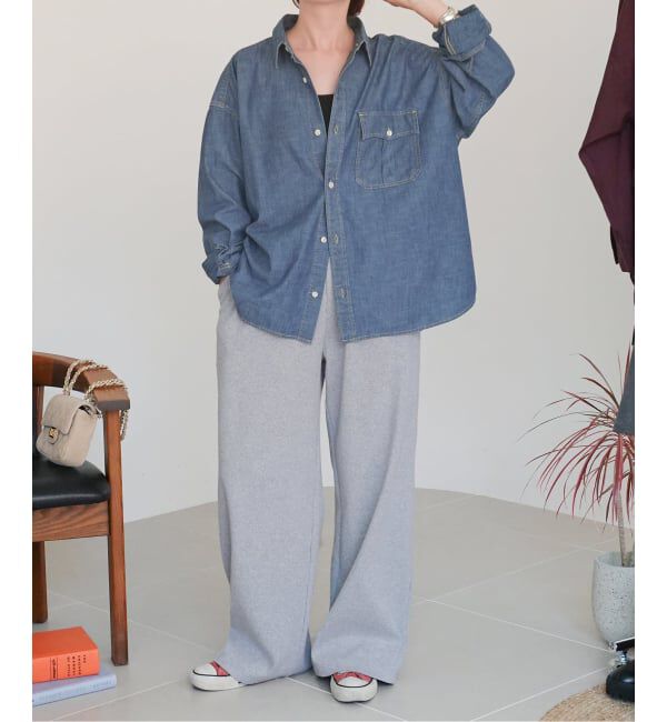 Spick and Span「Levi&rsquo;s/リーバイス 別注SMU LS ZANDT CROPPED SHIRT」|シャツ・ブラウス|