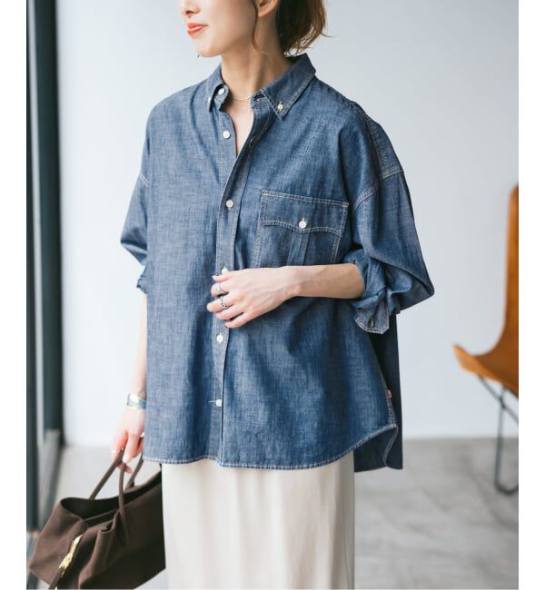 Spick and Span「Levi&rsquo;s/リーバイス 別注SMU LS ZANDT CROPPED SHIRT」|シャツ・ブラウス|