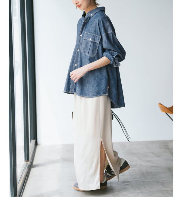 Spick and Span「Levi&rsquo;s/リーバイス 別注SMU LS ZANDT CROPPED SHIRT」|シャツ・ブラウス|