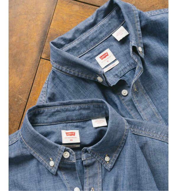 Spick and Span「Levi&rsquo;s/リーバイス 別注SMU LS ZANDT CROPPED SHIRT」|シャツ・ブラウス|